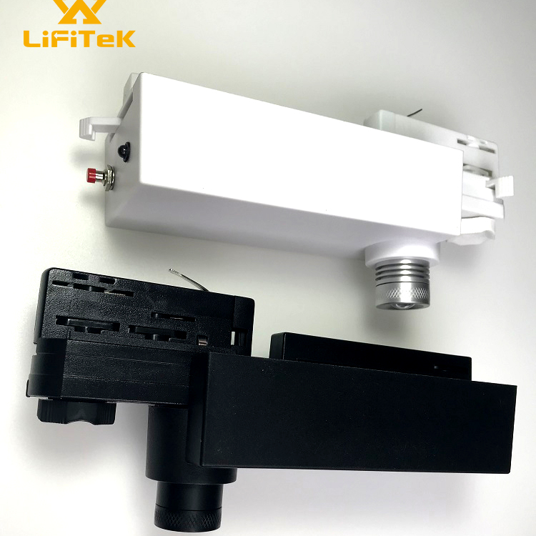 3hrs duration Non-maintained PMMA lens D50 battery backup dp emergency light for track mounted