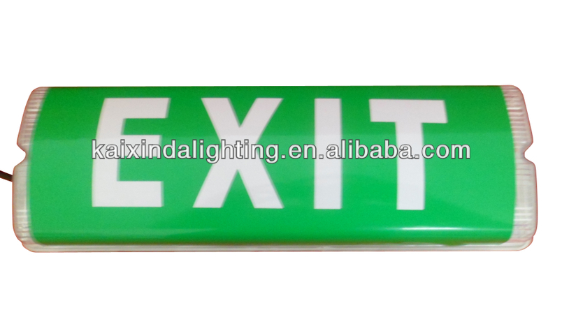 IP65 T5 8W Emergency Bulkhead Lighting with exit sig