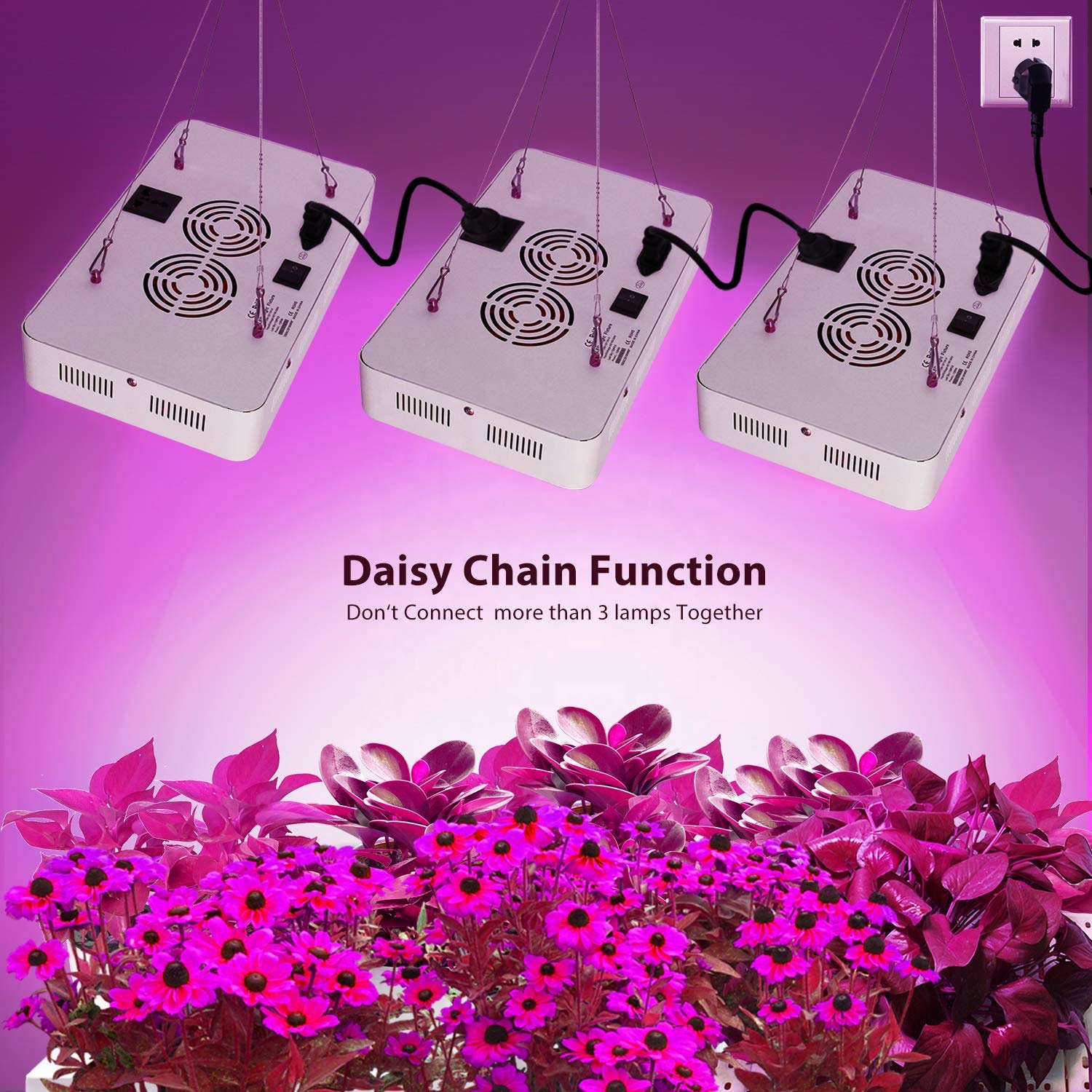 1000W led grow lights 660nm 630nm 430nm red blue plant Growing lamp