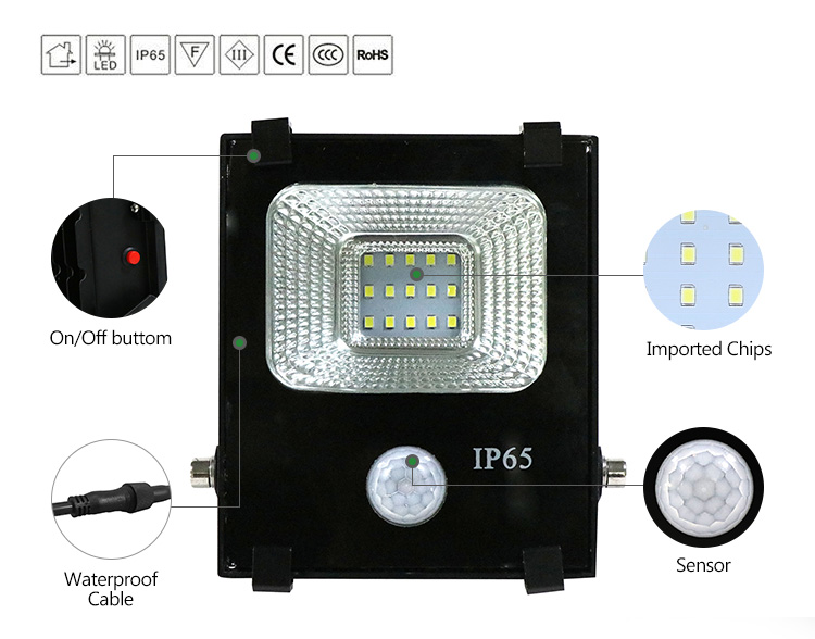 High power garden good quality waterproof flood led light