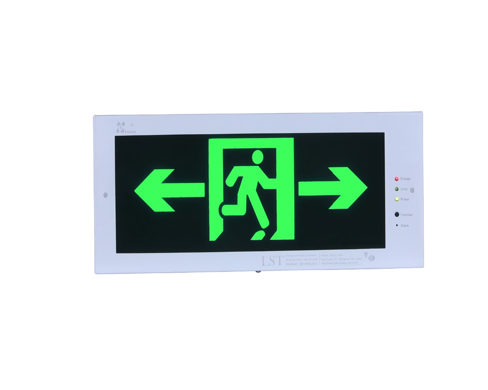 High quality led fire emergency exit sign board from luckstar