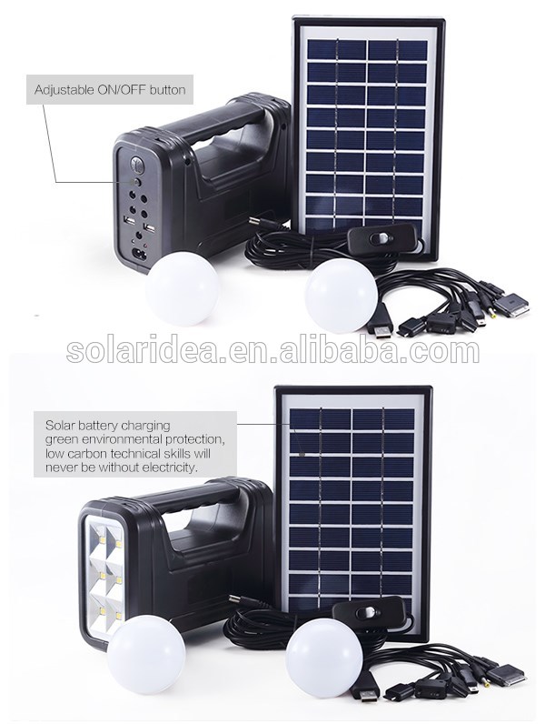 Factory customized panel solar outdoor power outlet