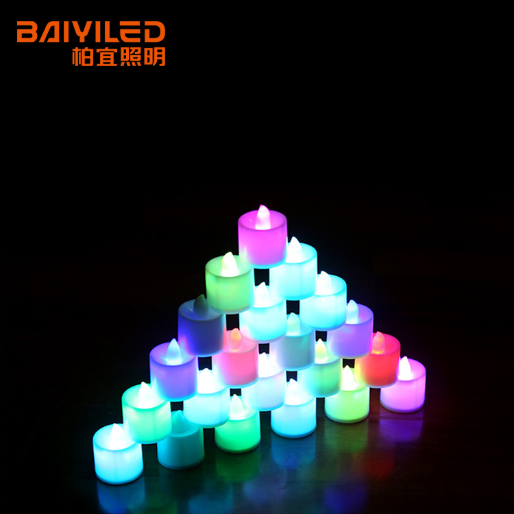 Solar Powered Tea White Led Candle Light 10w