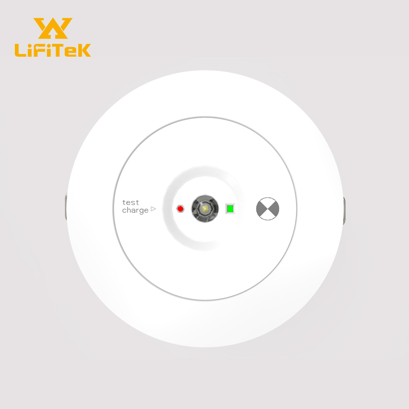 D50 lithium battery white black 3w test switch emergency lighting with  CE RoHS SAA AS2293