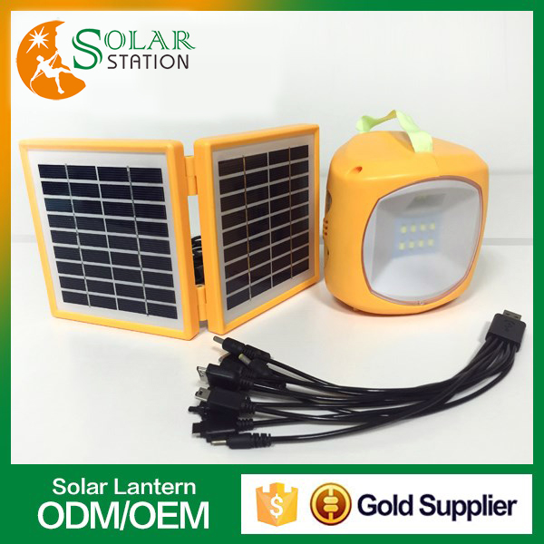 Waterproof portable trade assurance foldable camp lights solar lantern