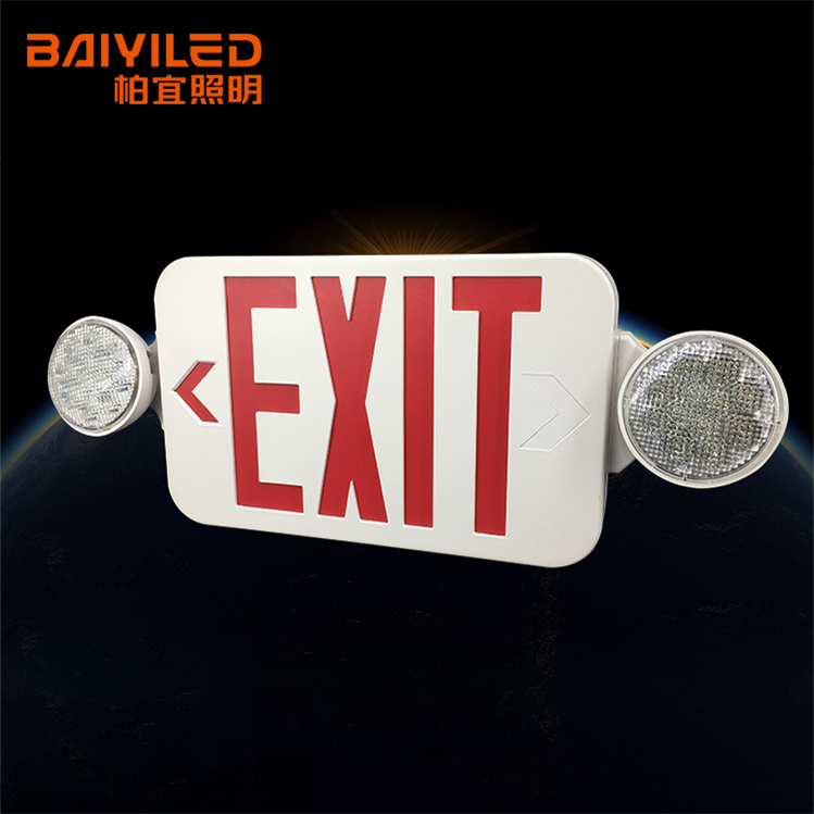 Elevator Led Emergency Light Ce Fire Diffuser Exit Sign Black And White