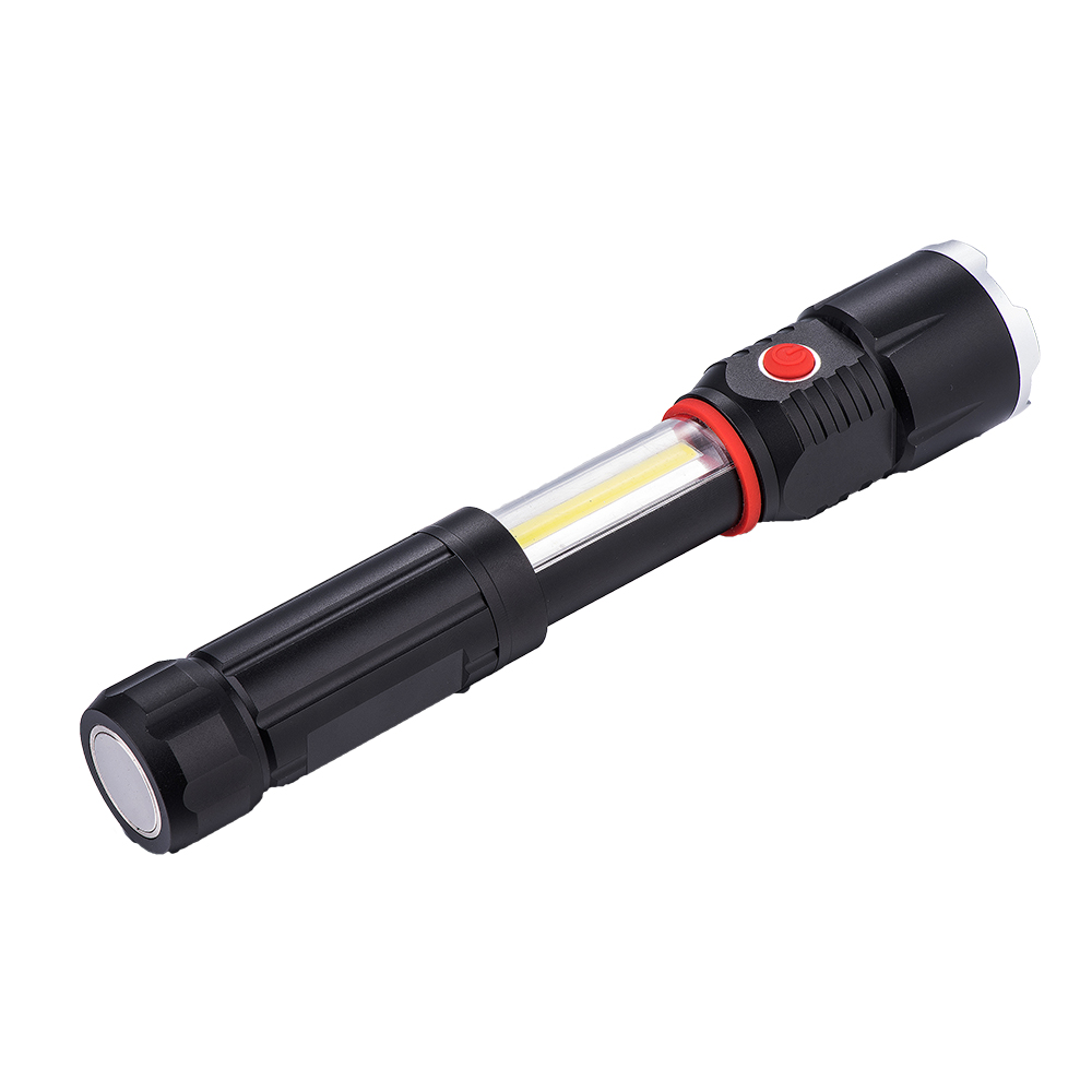 New Product Magnetic Telescopic Zoom Aluminum Strong Tactical Torch Light Led Flashlight