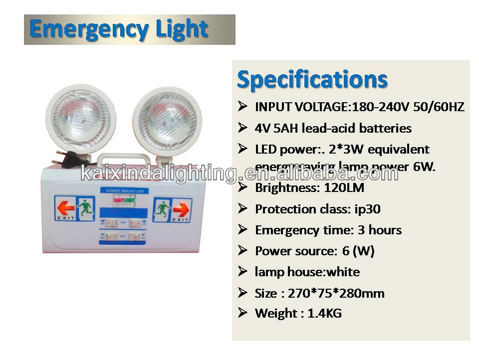 automatic LED fire Emergency light