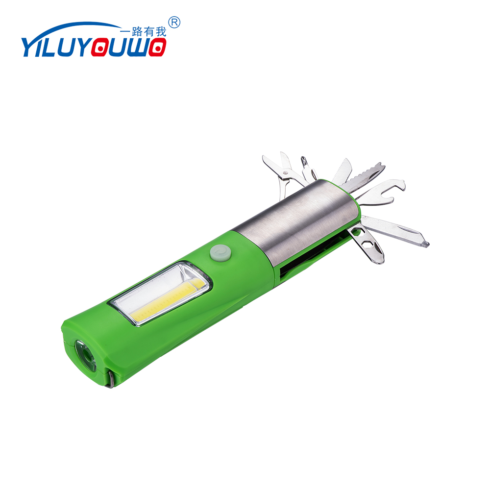 Promotional Product Multifunction Tools COB Working Flashlight