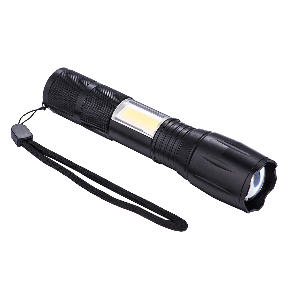 Adjustable Focus Zoomable Torch Light Handheld Mini LED Flashlight