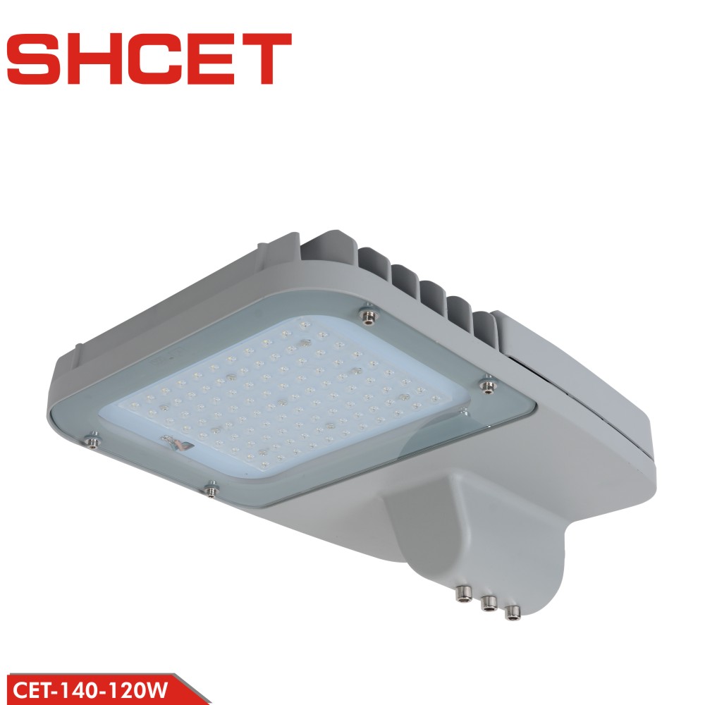 120W SMD3030 Waterproof IP65 14400LM 50000H Body Color Grey Led Street Light