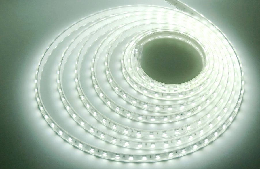 100m roll Free sample IP68 220V smd 5050 rgb flexible led strip light lights ip67