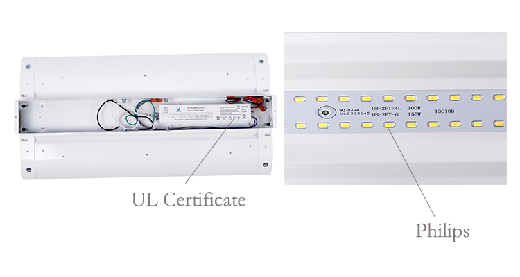 BEST choice for commercial 15000lm 4ft led linear high bay light fixture