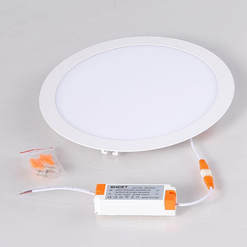 CET-127 24W indoor slim china aluminum round led panel light