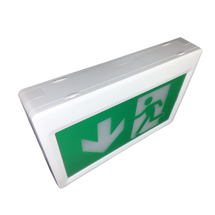 Housing Accessible Fire Emergency Abs Rechargeable Led Exit Sign