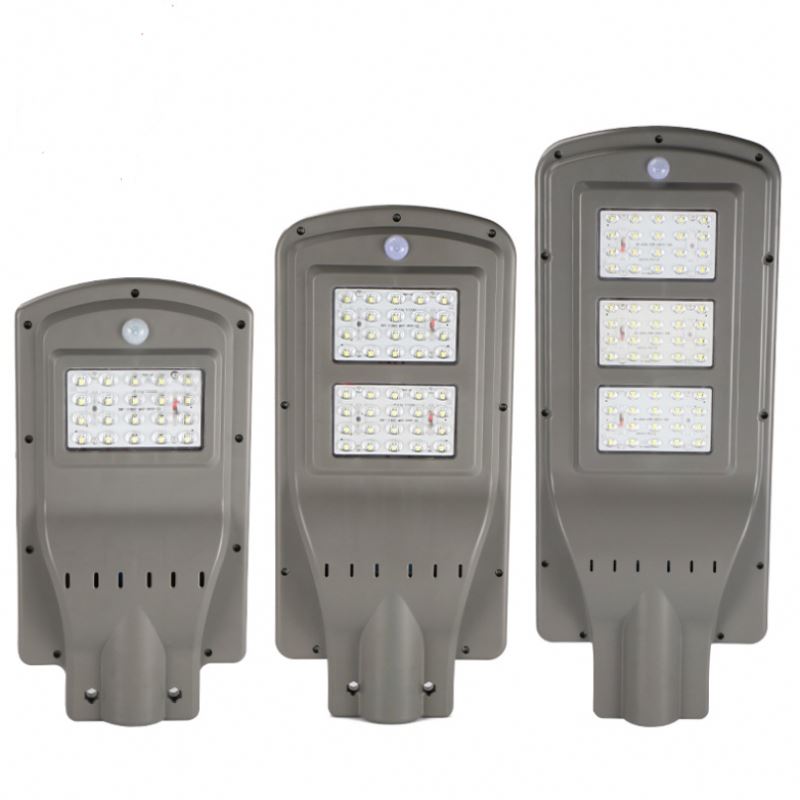 LED Outdoor Street Motion Sensor Integrated Solar Street Light 10w 20w 30w 50w 60W 100w