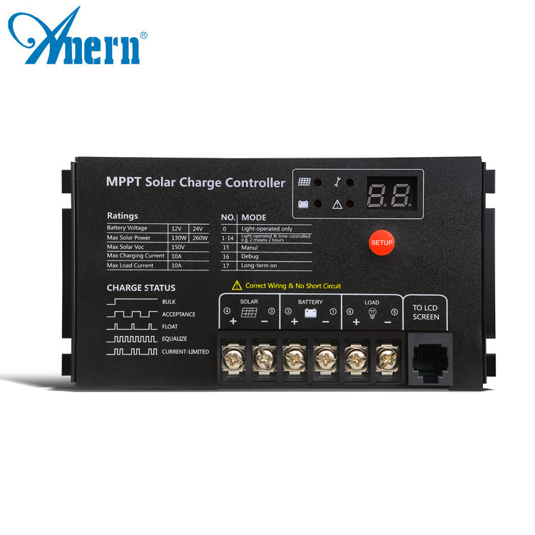 MPPT solar charging controller 30A