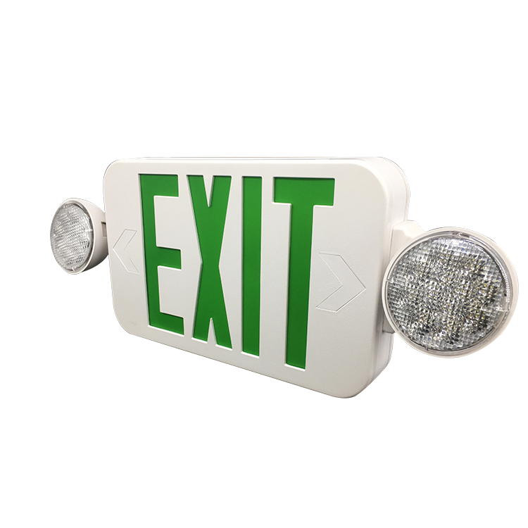 Iron Material Exit Box Green Light Nicd Battery Wall Mount 220v Led Emergency Lighting Module