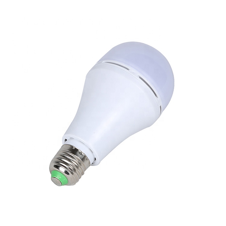 Good quality led rechargeable bulb AC85-265V 1200mA battery energy saving e27/b22 9w rechargeable led bulb emergency with hook