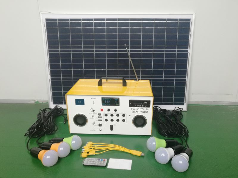 New Design Pay As You Go 40W 60W Solar System for Home