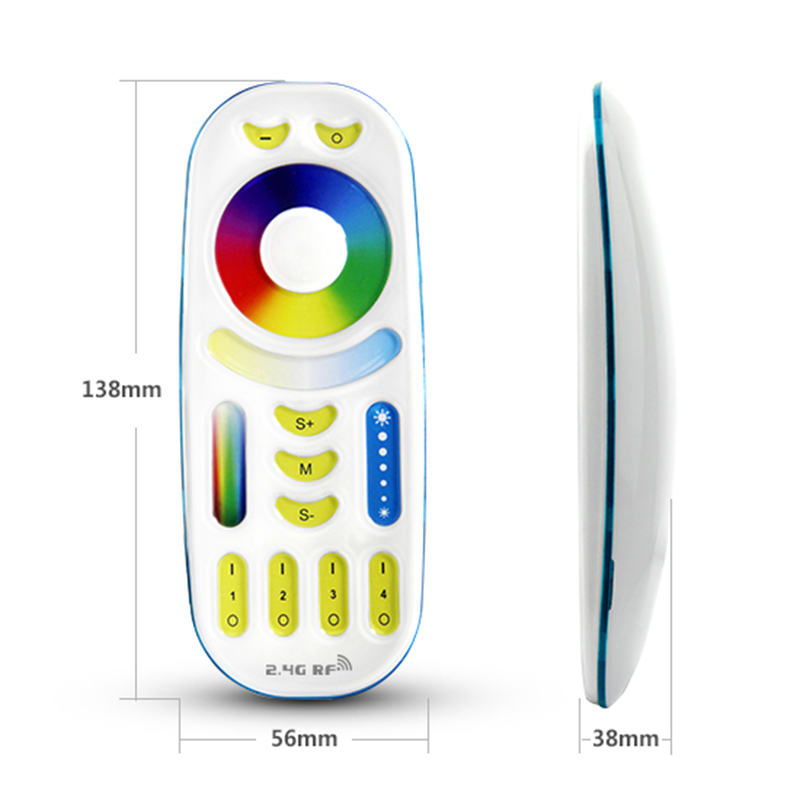 Touch 2.4G Wifi Wireless RF Remote RGB LED strip Light wifi Controller Mi.Light for IOS and android