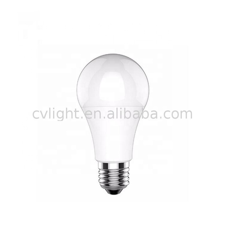 Hot Selling Wide Voltage Range PP PC PPT PBT White Plastic Cover 110V E27 Led Light Bulb