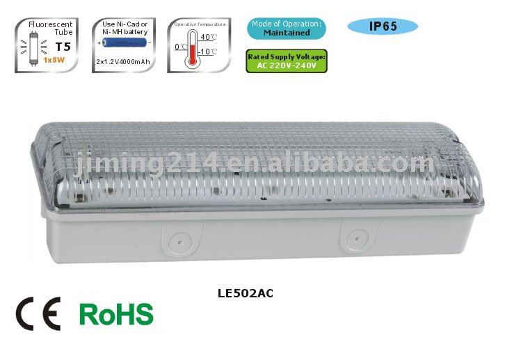 Professional Product Waterproof Emergency Light Self-Maintenance Energy Saving fire safety lights