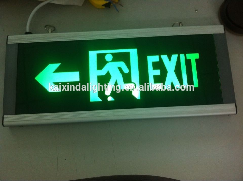 cheap led fire emergency exit sign lights