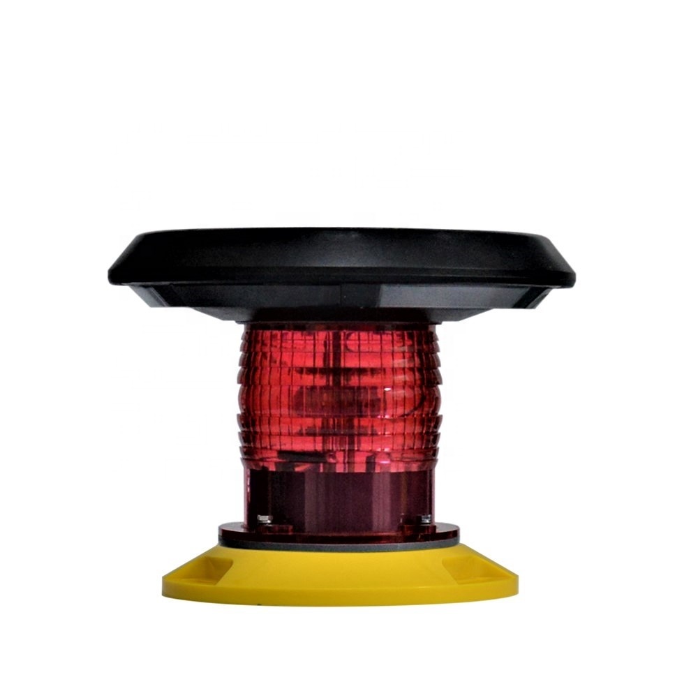 Medium intensity LED Aviation Obstacle Solar Aircraft Tower Obstruction Light