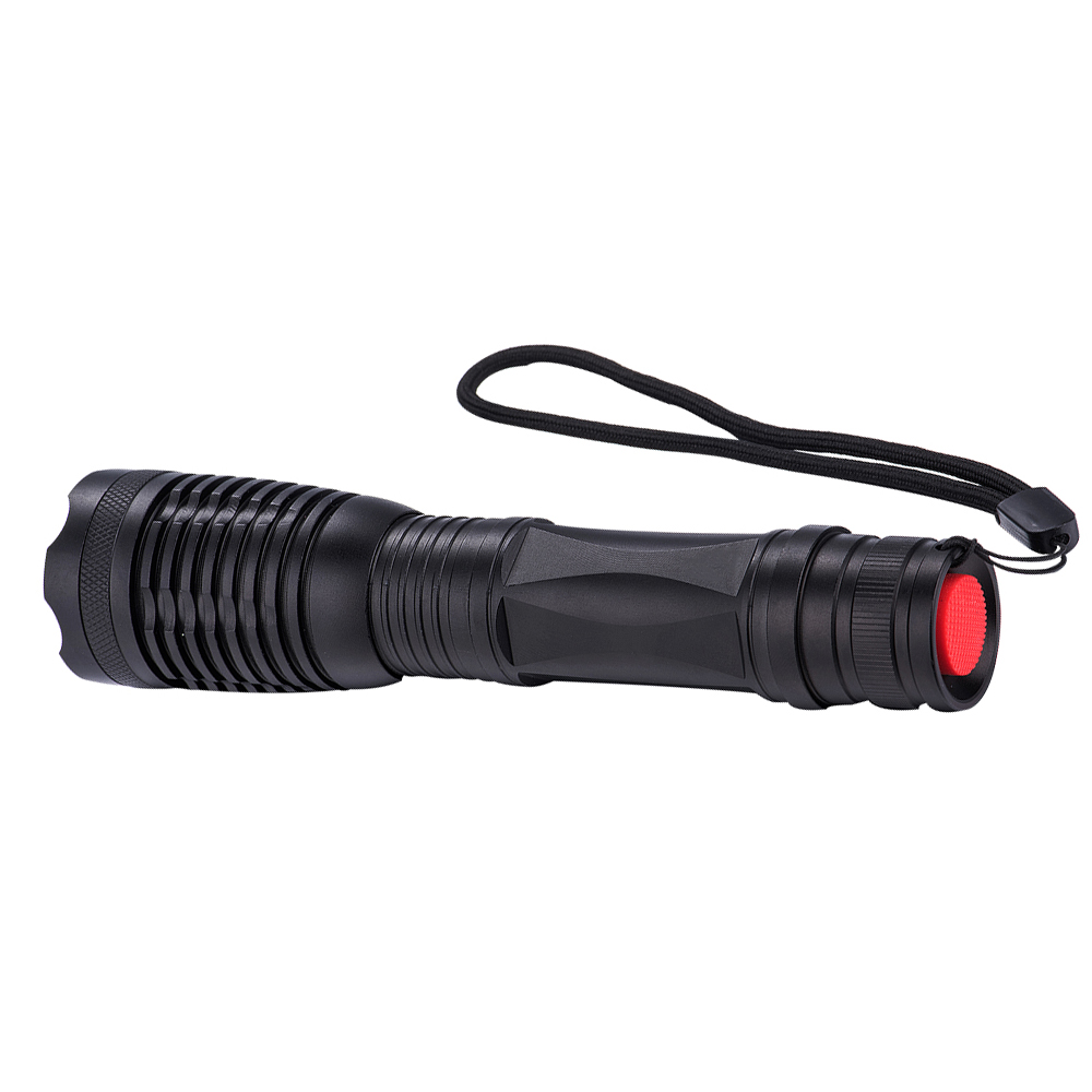 High Power 300 Lumens SOS Flash Led Flashlight With Tactical Head