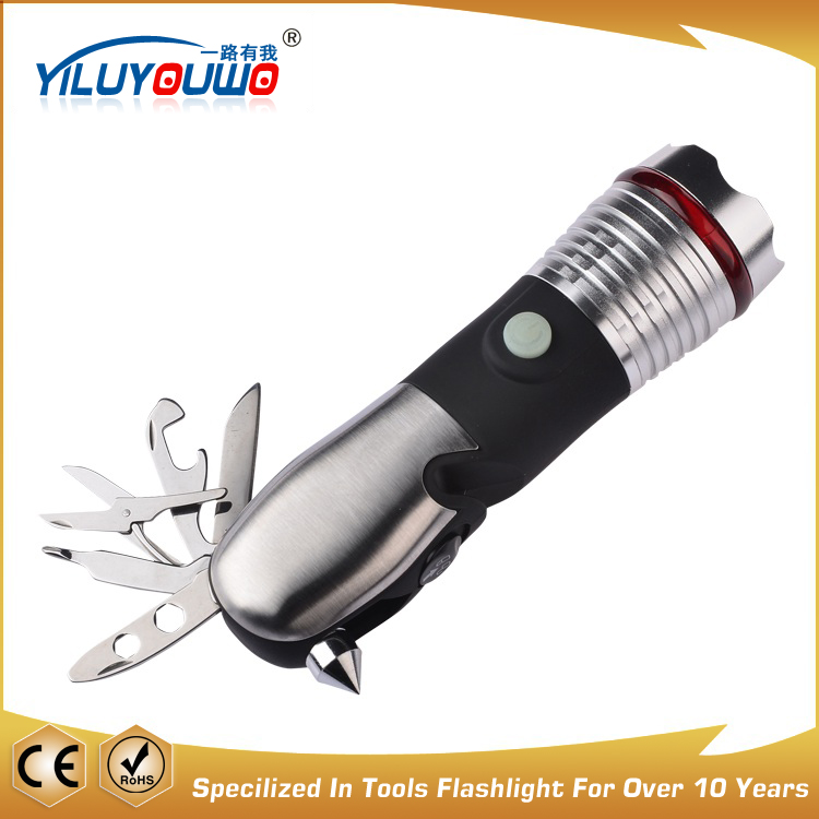 9-In-1 Multi-tool Led Torch Light Tool Kit Flashlight Professional Manufactured Flashlight multi tool set with led torch