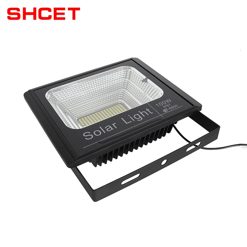 Hot Sale 50w 100 Watt COB LED Solar Flood Light Fixtures
