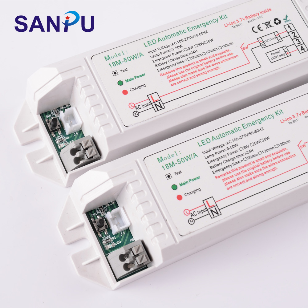 High Quality Li-ion Battery Backup Emergency LED Power Supply