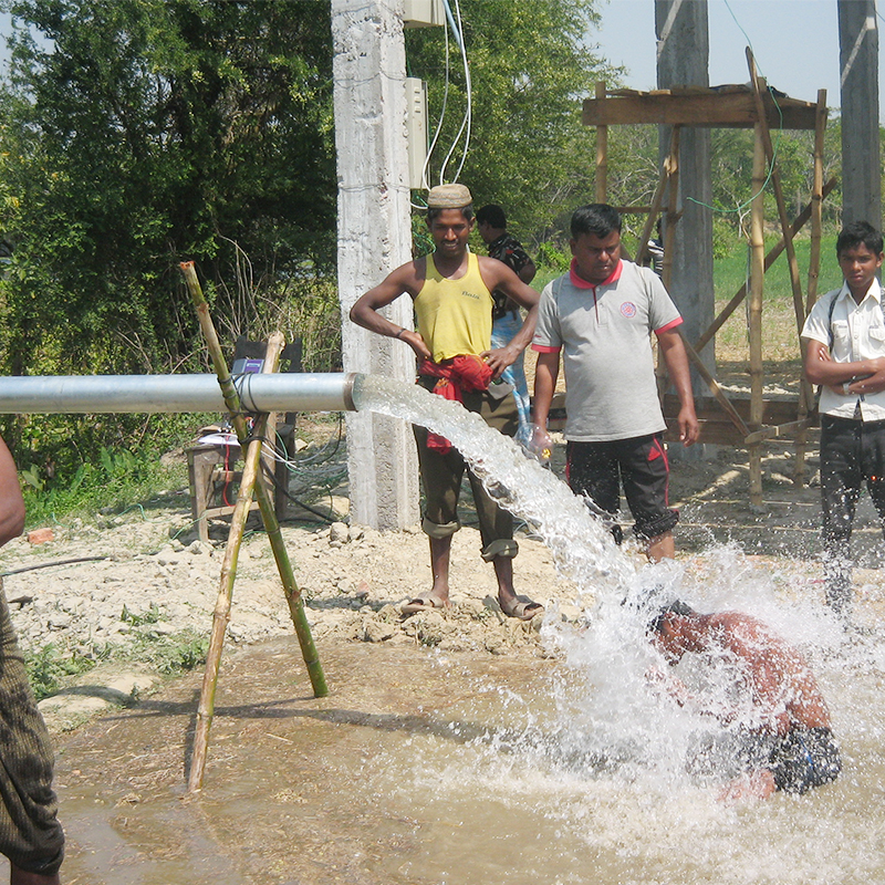 100m deep well solar water pump