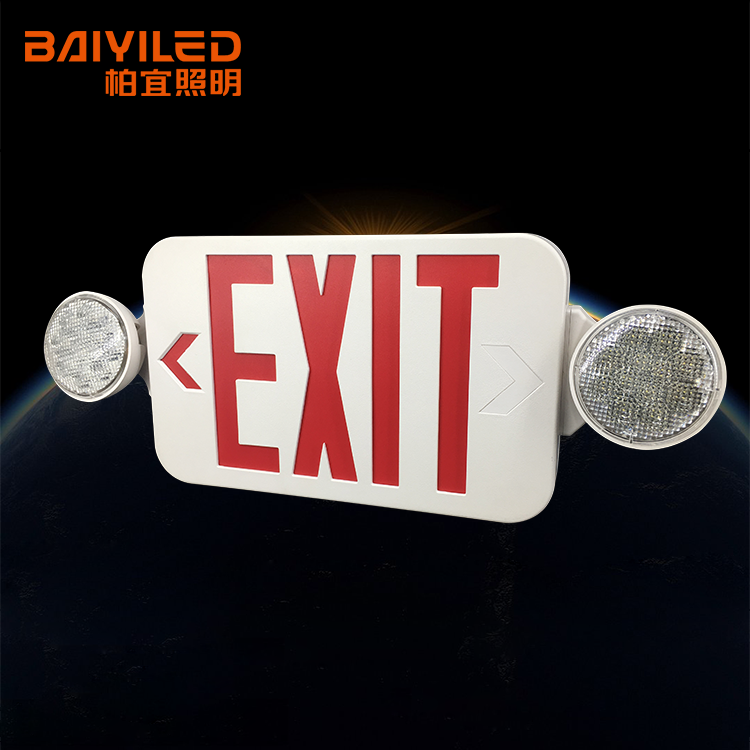 Sign Exit Font Led Ceiling Mount Emergency Light Portable Luce De Emergencia