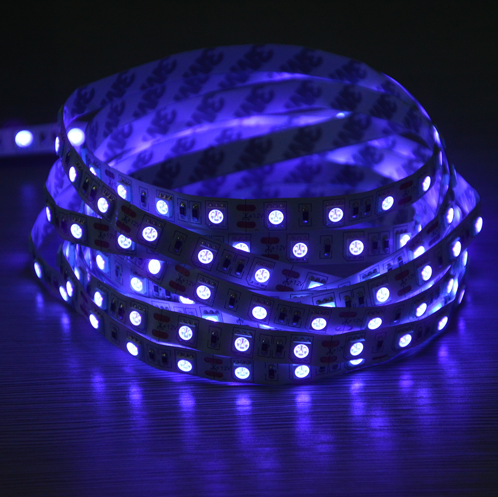 Popular demand SMD2835 5050 60leds 120leds/m DC 12V 24V Purple UV 365nm UV 395nm flexible LED Strip lights