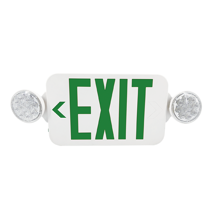 Emergency Ip65 Directional 6500K Green Exit Sign