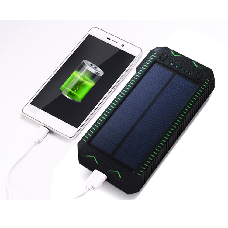 Good reputation customized logo portable high capacity battery solar power bank