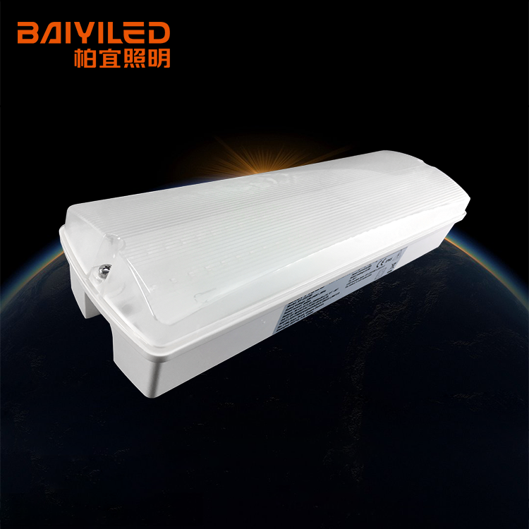 Emergency Plastic Electrical Led Lamp Dimmable Bulkhead Light