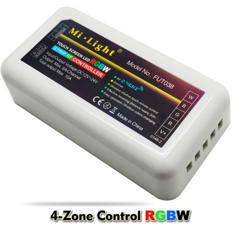 2.4G Mi light Wifi Box LED strip light Controller RF Mi Light LED Dimmer 4 Zone RF Remote Control