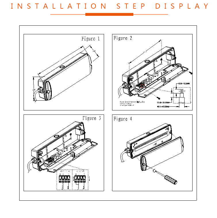 Ip65 Fluorescent Emergency Lighting Wall Led Bulkhead Light With Motion Sensor