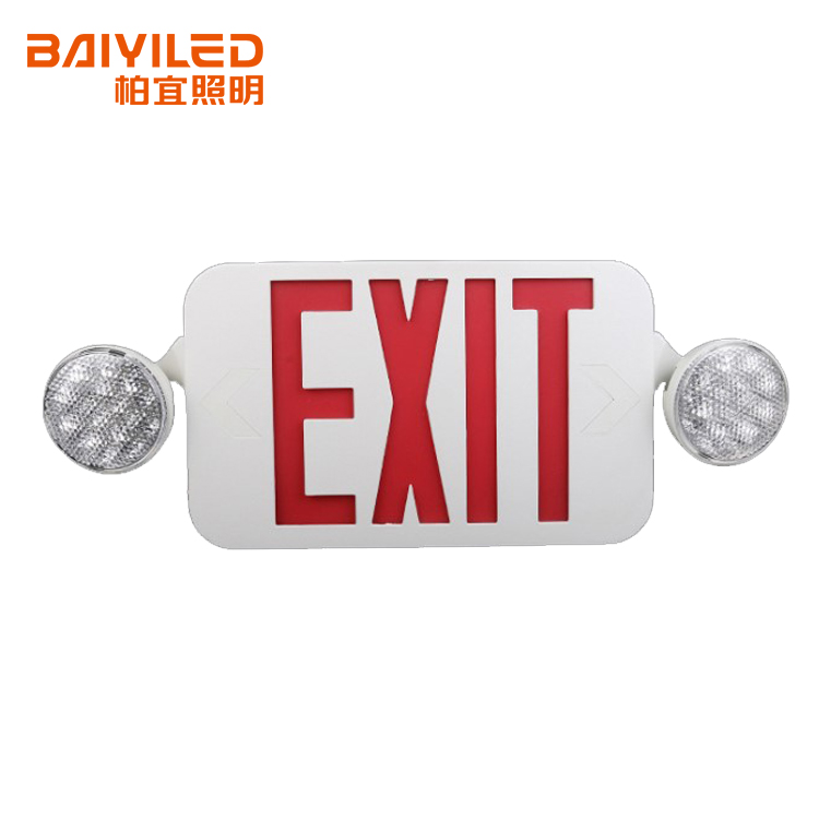 Cheap Price Green Arrow Canada Emergency Light V Red Exit Sign