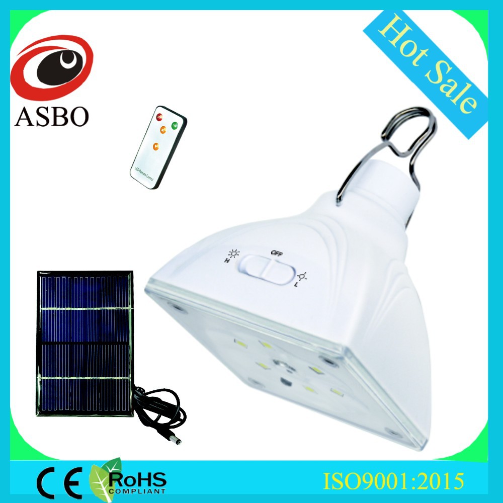 Bulb Type Lamp LED, Energy Saving LED Lighting Lamp, Rechargeable Solar Garden Lamp