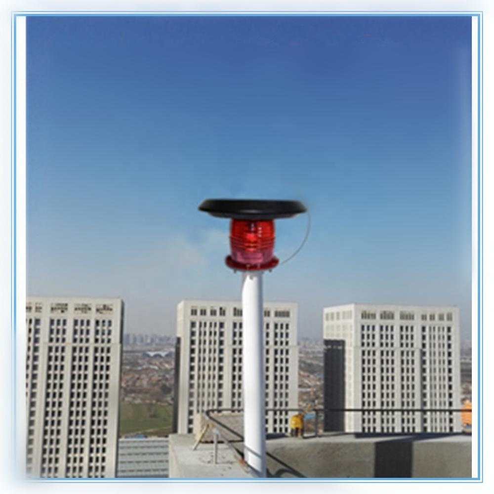 Medium Intensity Aviation Obstacle Solar Powered Tower Obstruction Light