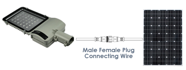 High power wind solar hybrid street light with battery backup