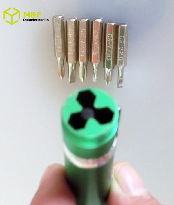 t1 t2 t3 t4 torx screwdriver bit set with led light for promotion