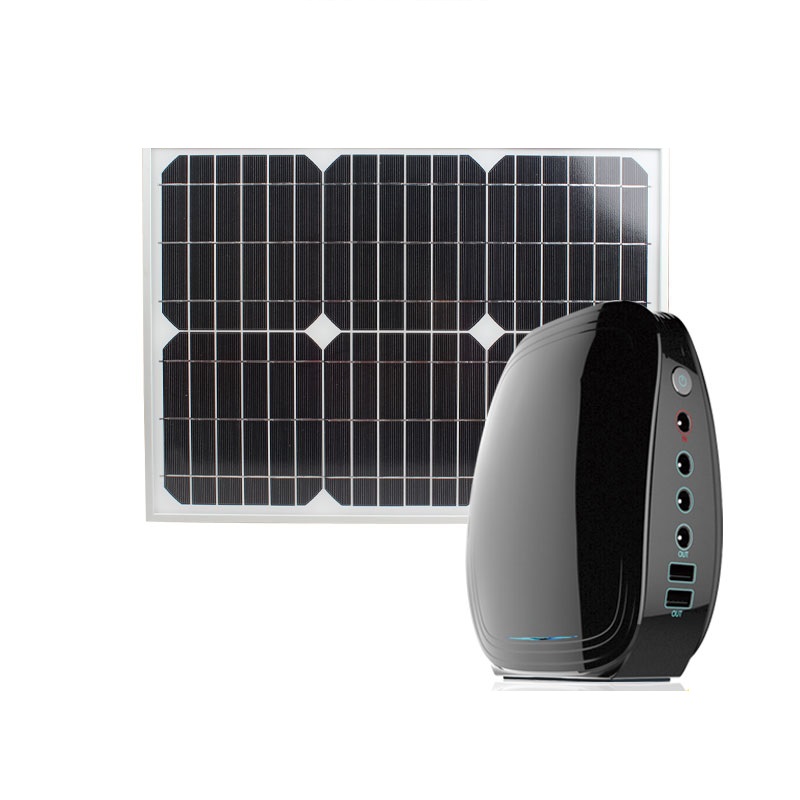 mini solar power station products inside with 18650 lithium ion cells