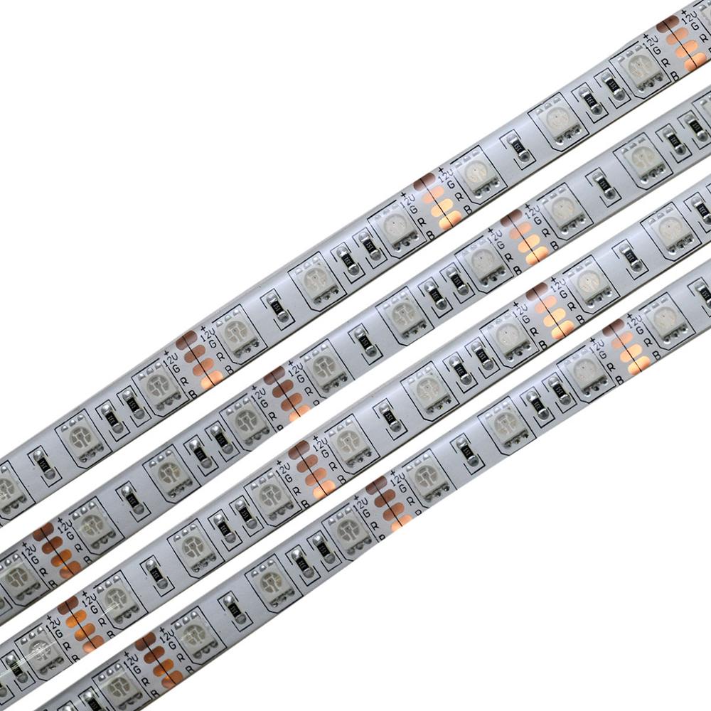 DC 12V 24V 5050 Outdoor SMD 5050 30leds/m No waterproof RGB led strip Light Tape remote Waterproof IP68 RGB Flexible LED Strip