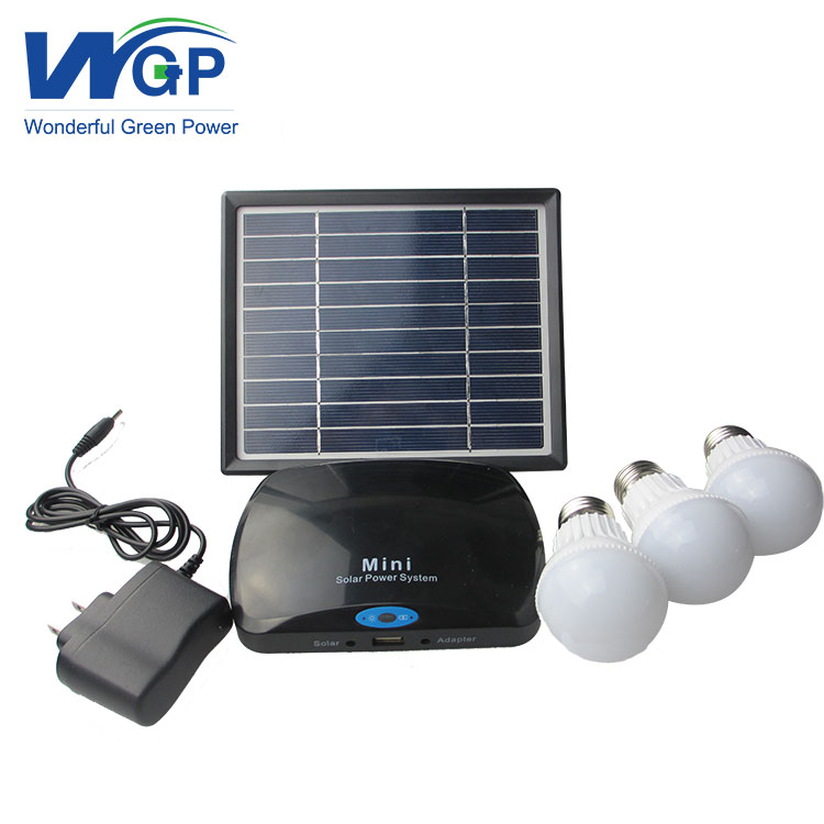 solar energy system with led light bulbs for Africa portable solar energy system for home lighting