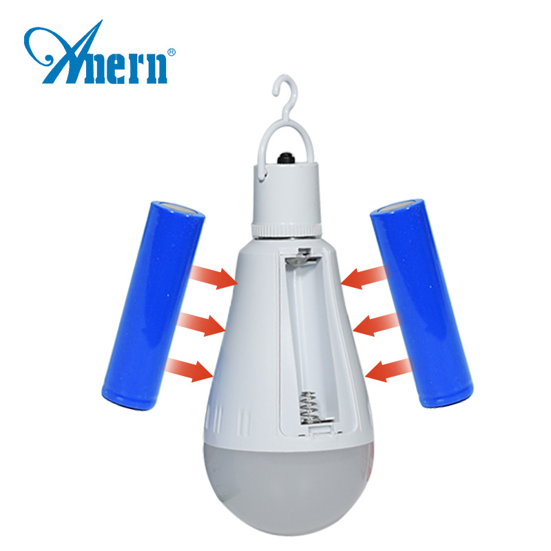 Double emergency time battery backup led emergency light